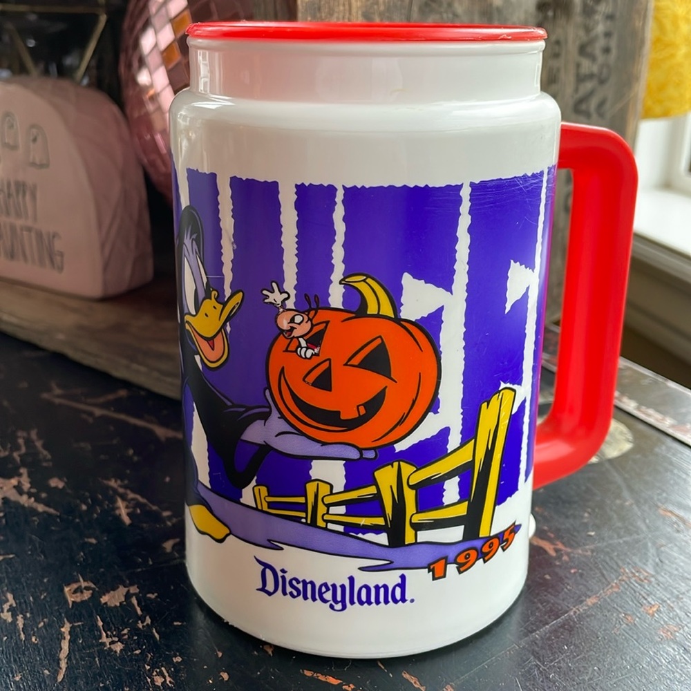 90s Disneyland Halloween‎ Travel Mug. VHTF!